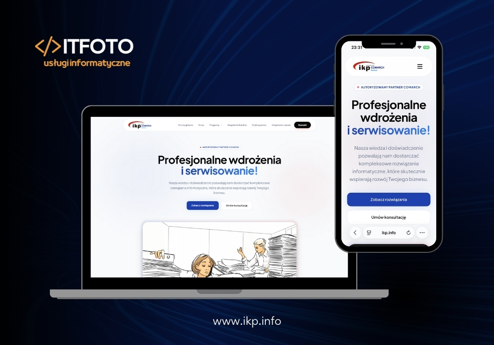 Realizacja strony IKP sp. z o.o.